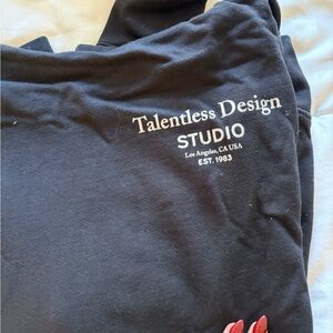 Talentless Design Studio Black Logo Sweatshirt